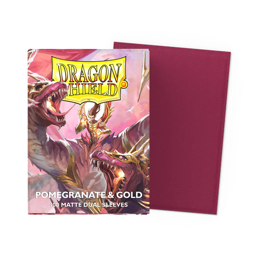 Fundas Dragonshield - Matte Dual - Pomegranate & Gold